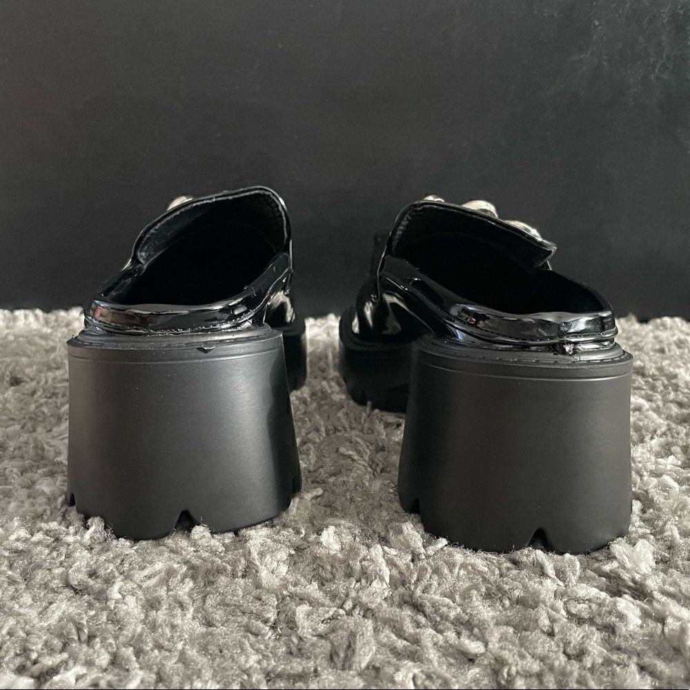 NIB Azalea Wang Platform Oxford Mules NWT - image 9